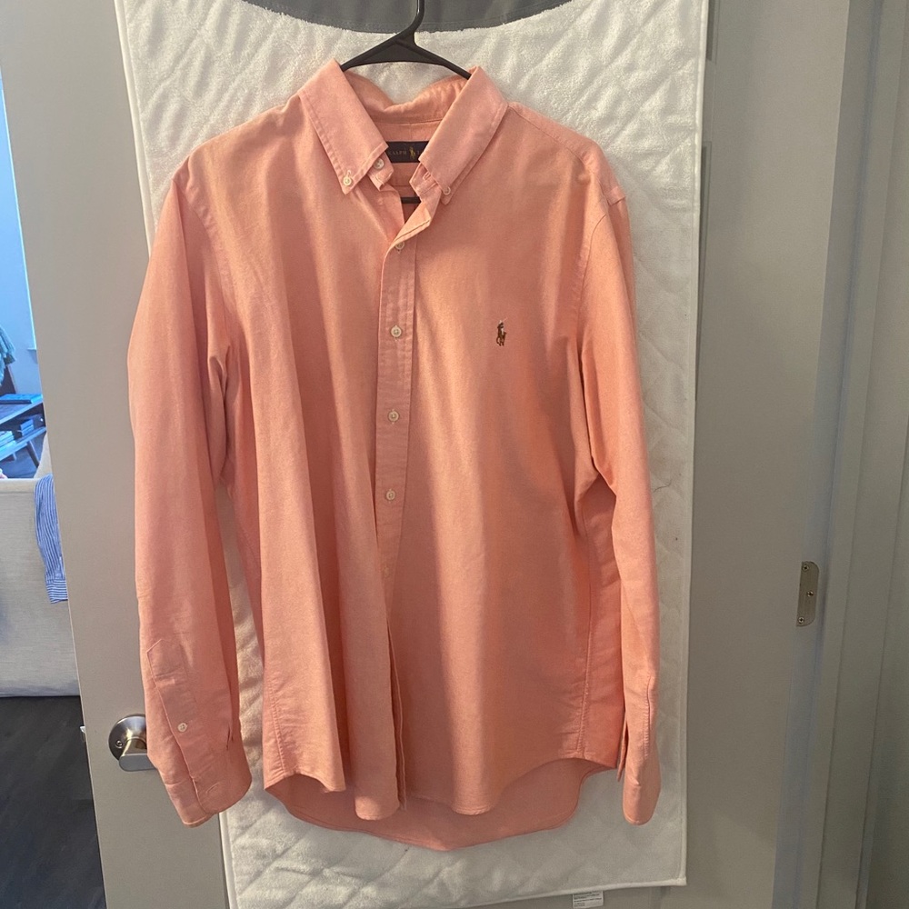 Ralph Lauren Red/Pink Dress Shirt